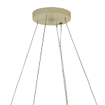 Люстра круглая из толстых деревянных реек Natural Style варинант исполнения - 3 | Loft Concept в Челябинске