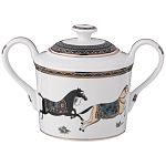 Чайный сервиз из фарфора с изображением лошадей на 6 персон 15 предметов Porcelain Horse Set  варинант исполнения - 3 | Loft Concept в Челябинске