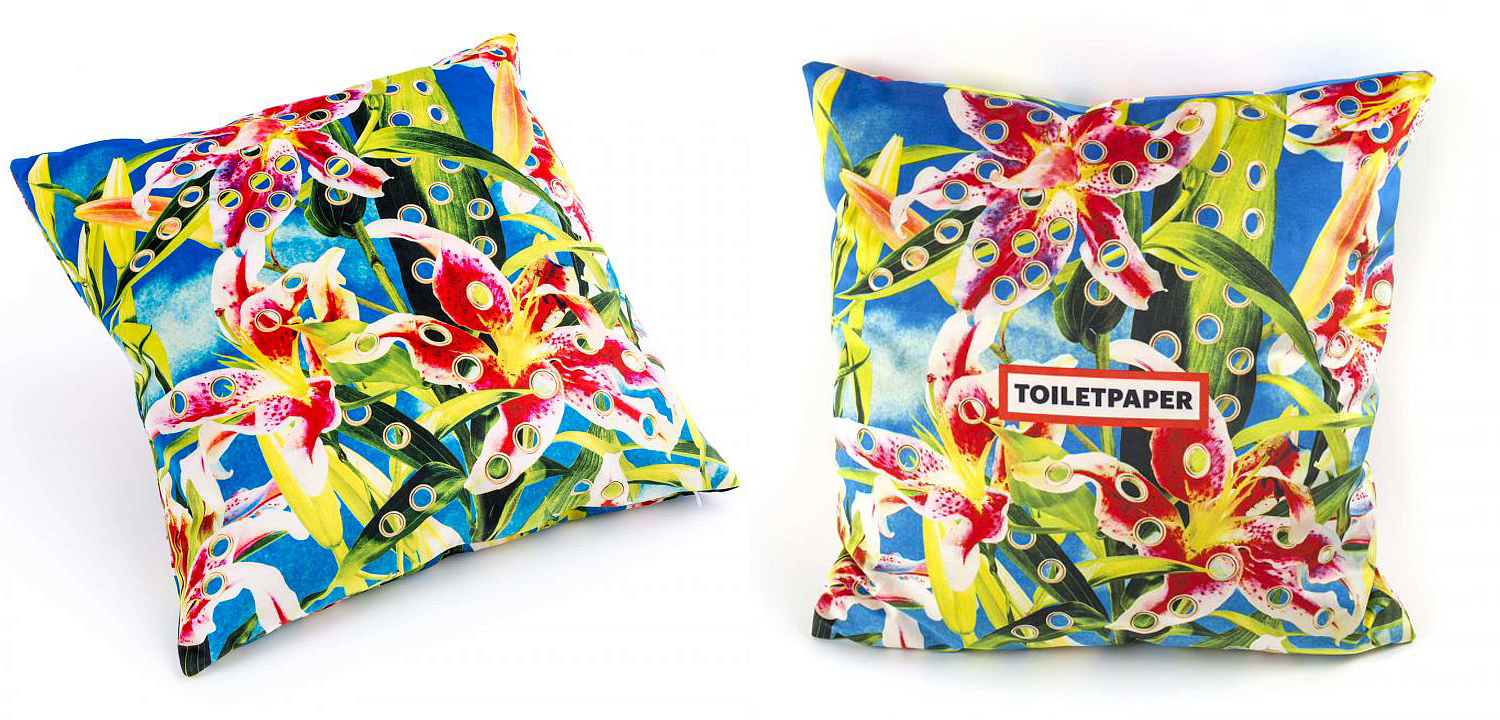 Подушка Seletti Cushion Flower with holes Подушка Seletti Cushion Flower with holes - Loft-Concept в Челябинске