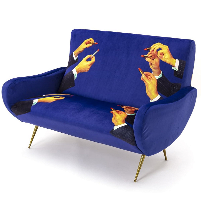 Диван Seletti Sofa Two Seater Lipsticks Фиолетовый Диван Seletti Sofa Two Seater Lipsticks Фиолетовый в Челябинске | Loft Concept
