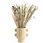 Ваза из фаянса Brighter than the Stars жёлтая полоска варинант исполнения - 3 | Loft Concept в Челябинске