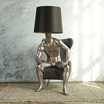 Лампа MALE MANNEQUIN LAMP с абажуром варинант исполнения - 3 | Loft Concept в Челябинске