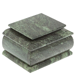 Шкатулка с зеркалом из натурального камня змеевик Stone Casket варинант исполнения - 2 | Loft Concept в Челябинске