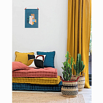 Круглая плетеная корзина Oyana Wicker Basket варинант исполнения - 2 | Loft Concept в Челябинске