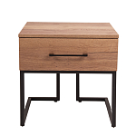 Тумба прикроватная с ящиком в стиле лофт Urban Style Space варинант исполнения - 3 | Loft Concept в Челябинске