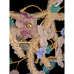 Люстра круглая с цветочным декором Miscellaneous herbs варинант исполнения - 2 | Loft Concept в Челябинске