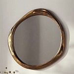 Зеркало в ассиметричной золотой раме Mirror of Aragorn варинант исполнения - 1 | Loft Concept в Челябинске