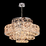 Люстра хрустальная в неоклассическом стиле на серебристом каркасе Majesty варинант исполнения - 1 | Loft Concept в Челябинске