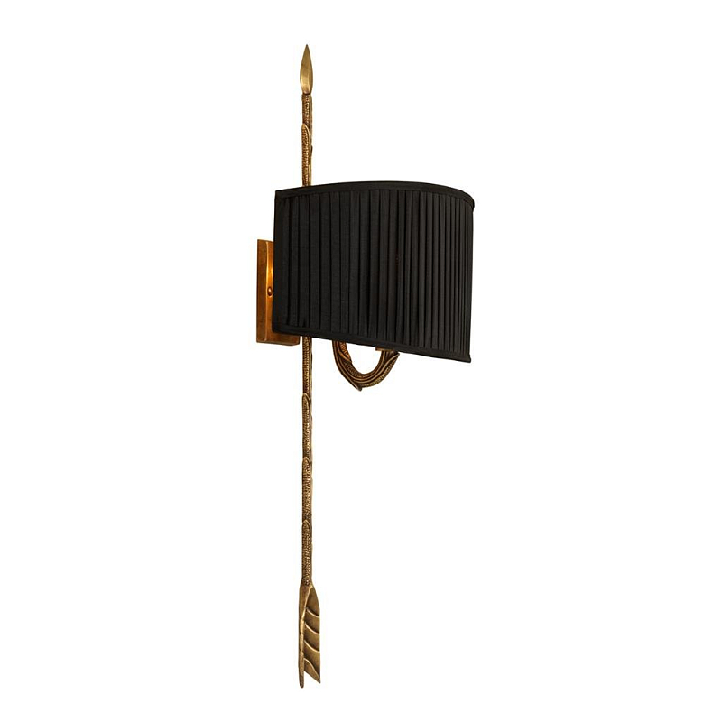 Бра Eichholtz Wall Lamp Fontaine Латунь Античная полированная Черный Бра Eichholtz Wall Lamp Fontaine Латунь Античная полированная Черный в Челябинске | Loft Concept