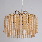 Люстра с подвесными рифлеными стеклянными трубками Nembus варинант исполнения - 4 | Loft Concept в Челябинске