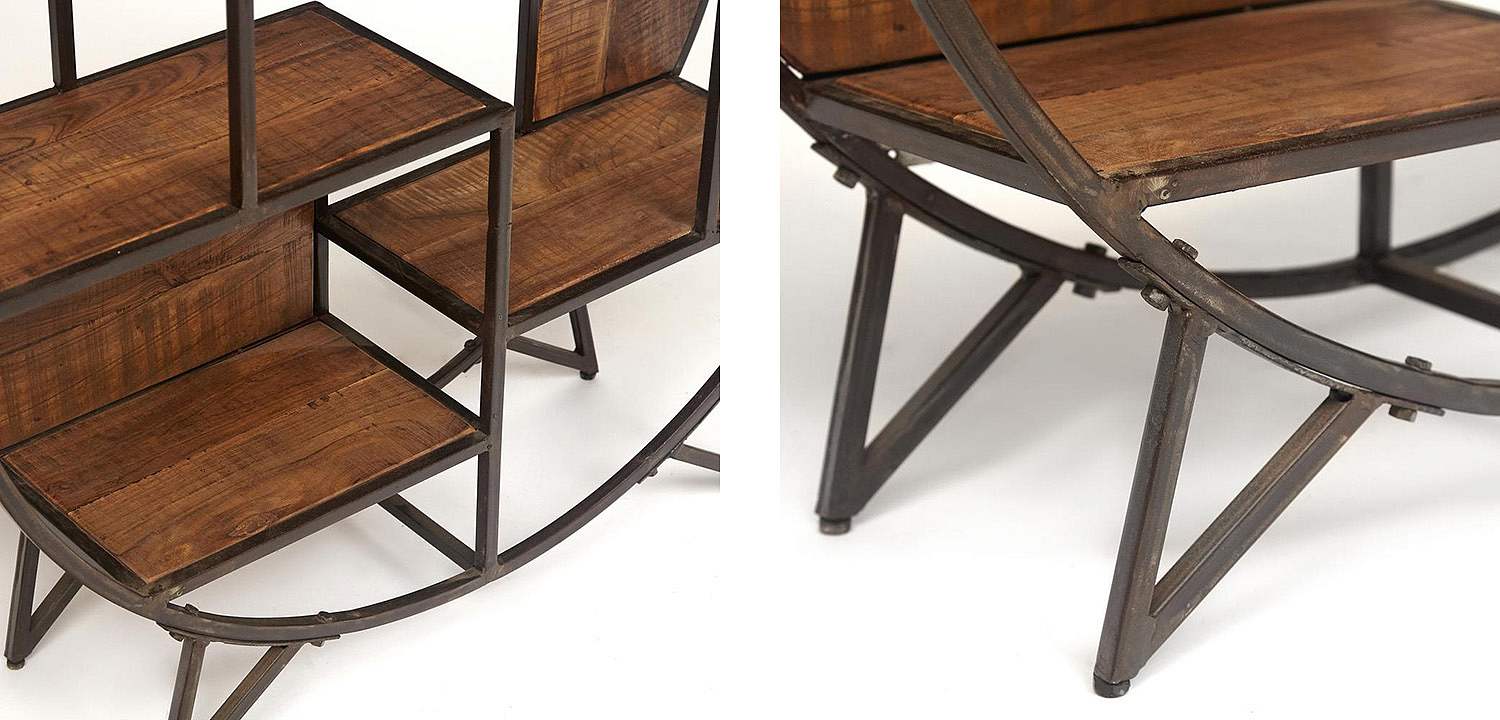 Стеллаж Acacia Shelving Renfrey Стеллаж Acacia Shelving Renfrey - Loft-Concept в Челябинске