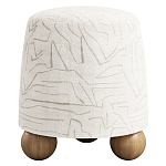 Пуф Wakonda ножки с деревянными шариками  варинант исполнения - 1 | Loft Concept в Челябинске