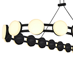 Люстра овальная с круглыми светодиодными источниками света Maxine Light варинант исполнения - 12 | Loft Concept в Челябинске