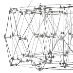 Люстра с тонкой металлической конструкцией цвета хром Quasar варинант исполнения - 4 | Loft Concept в Челябинске