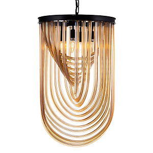 Люстра Retro FROZEN GLASS amber 45