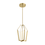  Подвесной светильник золотого цвета в форме фонаря Kichler варинант исполнения - 1 | Loft Concept в Челябинске