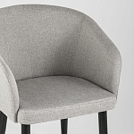 Мягкое кресло на металлических ножках Shaggy Grey варинант исполнения - 6 | Loft Concept в Челябинске