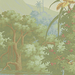 Обои ручная роспись Le Brésil Pastel варинант исполнения - 2 | Loft Concept в Челябинске