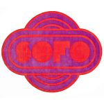 Дизайнерский ковер розовый Poltronova Sofo Rosancio Rug варинант исполнения - 1 | Loft Concept в Челябинске