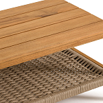 Стол журнальный для сада из акации Breathe Nature варинант исполнения - 3 | Loft Concept в Челябинске