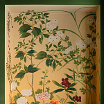 Обои ручная роспись Four Seasons Original colourway on painted Xuan paper with gold ombre варинант исполнения - 1 | Loft Concept в Челябинске