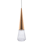 Подвесной светильник капля Acrylic Droplet Gold Hanging Lamp варинант исполнения - 1 | Loft Concept в Челябинске