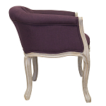 Кресло низкое в стиле прованс Louis French Armchair violet flax варинант исполнения - 1 | Loft Concept в Челябинске