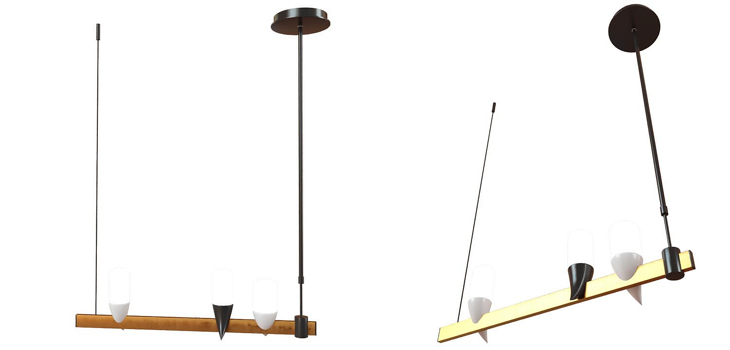Люстра Ebenezer Chandelier Linear black 60 Люстра Ebenezer Chandelier Linear black 60 - Loft-Concept в Челябинске