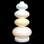 Настольная лампа из стеклянных сфер в пастельных тонах Высота 40 см Pastel Lunaria варинант исполнения - 1 | Loft Concept в Челябинске