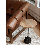 Двухместный диван Duncan винтажная коричневая кожа варинант исполнения - 7 | Loft Concept в Челябинске