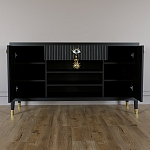 Комод-буфет Elsa Dreams Black с открытыми полками   варинант исполнения - 3 | Loft Concept в Челябинске