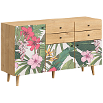 Буфет с принтом на дверцах Elise Cupboard варинант исполнения - 11 | Loft Concept в Челябинске