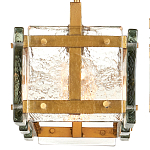 Люстра прямоугольная из толстого литого стекла Cast Glass варинант исполнения - 4 | Loft Concept в Челябинске