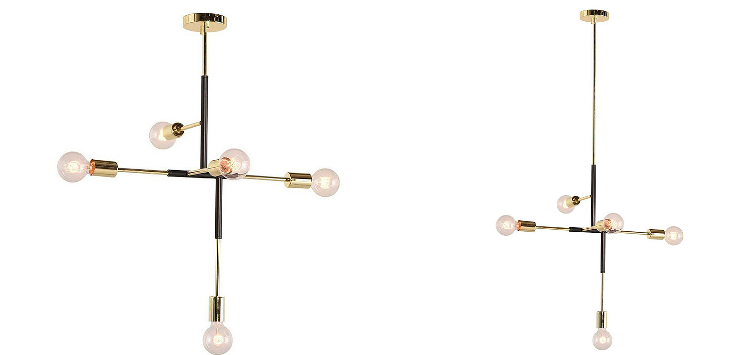 Люстра Atomium Chandelier black Люстра Atomium Chandelier black - Loft-Concept в Челябинске