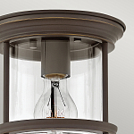 Потолочный светильник для ванных комнат со стеклянным плафоном и одной лампой Hinkley варинант исполнения - 10 | Loft Concept в Челябинске