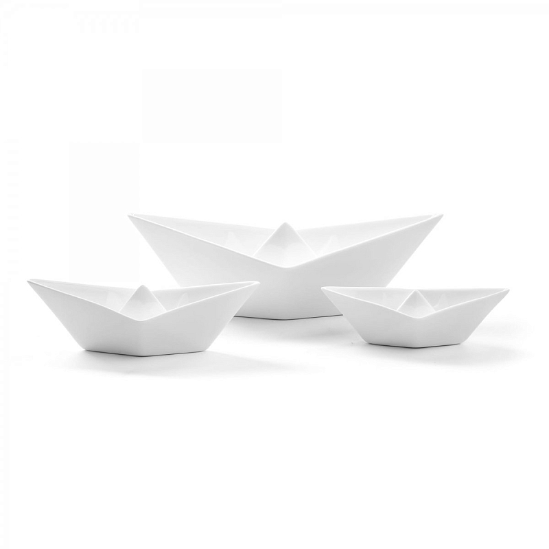 Статуэтка Seletti Memorabilia My Boats - 3 PCS Белый Статуэтка Seletti Memorabilia My Boats - 3 PCS Белый в Челябинске | Loft Concept