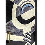 Буфет в гостиную с инкрустацией  Bone Inlay sideboard - 2 doors варинант исполнения - 4 | Loft Concept в Челябинске