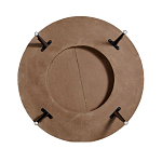 Журнальный столик с круглой фактурной столешницей из натурального дерева Vortex варинант исполнения - 3 | Loft Concept в Челябинске