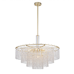 Люстра многоярусная с каскадами кристаллов Crystal Rains варинант исполнения - 3 | Loft Concept в Челябинске