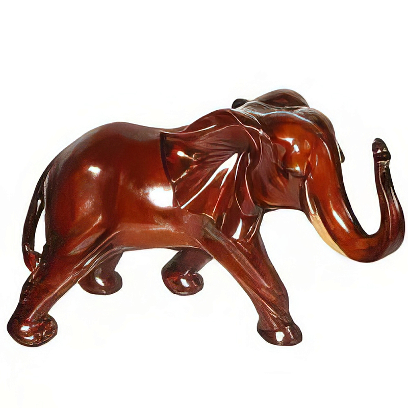 Статуэтка в виде слона Brown Elephant Коричневый Статуэтка в виде слона Brown Elephant Коричневый в Челябинске | Loft Concept