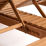 Шезлонг двухместный из эвкалипта Sunset варинант исполнения - 6 | Loft Concept в Челябинске