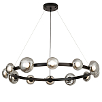 Светодиодная кольцевая люстра IONA Сhandelier black варинант исполнения - 4 | Loft Concept в Челябинске