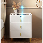 Умная прикроватная тумбочка c зарядкой для телефона Smart Furniture варинант исполнения - 2 | Loft Concept в Челябинске