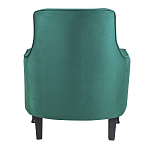 Кресло с мягкой обивкой из велюра на 4-х ножках из массива березы Scarlett Armchair green варинант исполнения - 3 | Loft Concept в Челябинске