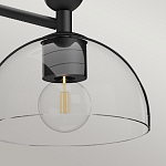 Люстра с 3-мя прозрачными полусферическими плафонами из стекла Alora Mood варинант исполнения - 9 | Loft Concept в Челябинске