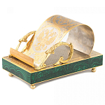 Подставка для телефона из натурального камня малахит Natural Stone Stand варинант исполнения - 2 | Loft Concept в Челябинске