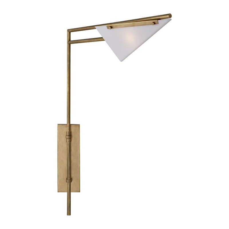 Бра FORMA SWING ARM SCONCE Brass Белый Латунь Бра FORMA SWING ARM SCONCE Brass Белый Латунь в Челябинске | Loft Concept