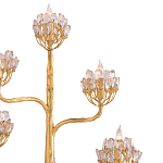 Бра золотое в виде растения Golden Flower Glade варинант исполнения - 1 | Loft Concept в Челябинске