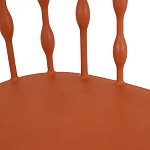 Пластиковый стул на ножках из массива бука Ferret Spiral Brown варинант исполнения - 6 | Loft Concept в Челябинске