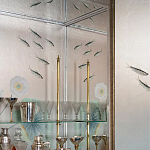 Обои ручная роспись Jakuchu Original colourway on Tarnished Silver gilded paper варинант исполнения - 2 | Loft Concept в Челябинске